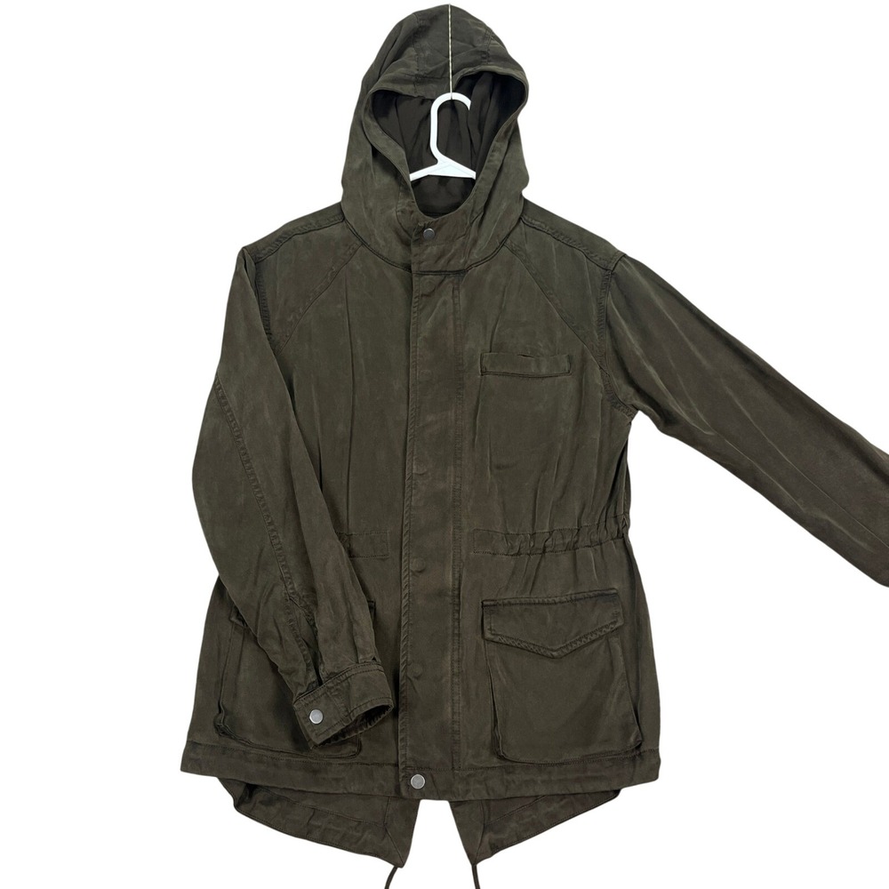 Wilfred‎ Free Womens Olive Green Hooded Anorak Utility Jacket Small S
